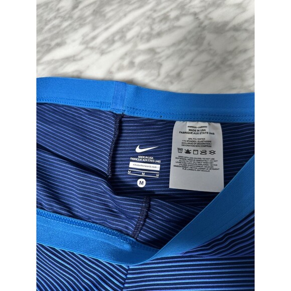 Women’s Nike Pro Elite Track & Field Shorts AO8486-000 Blue Made In USA Medium - Picture 4 of 8